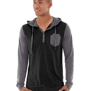 Contrast Zip Hoodie
